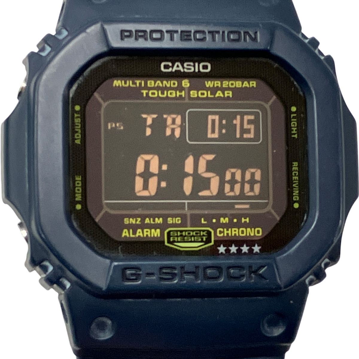 CASIO G-SHOCK GW-M5610NV 電波ソーラー デジタル 腕時計 ネイビー H10528400