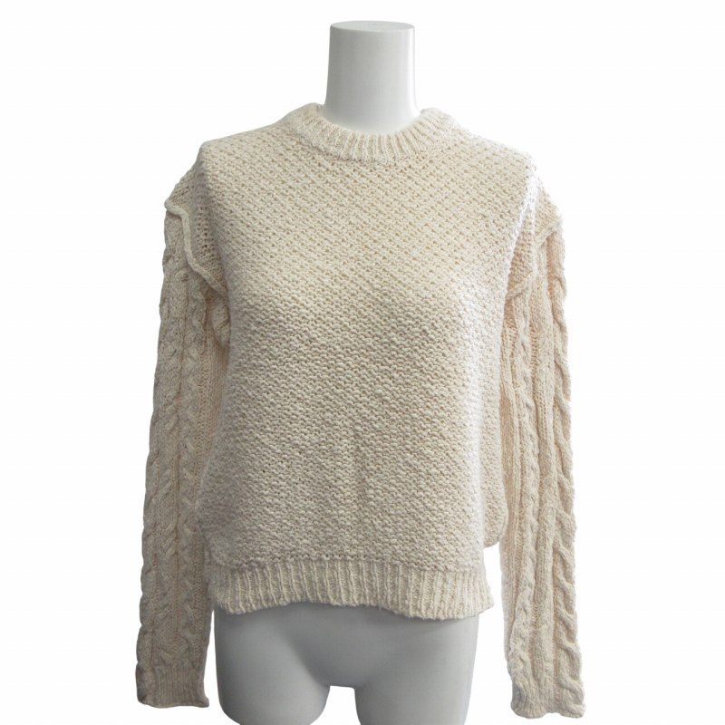 アクネ ストゥディオズ Acne Studios HILA CABLE SWEATER ヒラケーブル セーター ケーブルニット 長袖 イタリア製 白系 アイボリー XS アクネ ストゥディオズ Acne Studios HILA CABLE SWEATER ヒラ