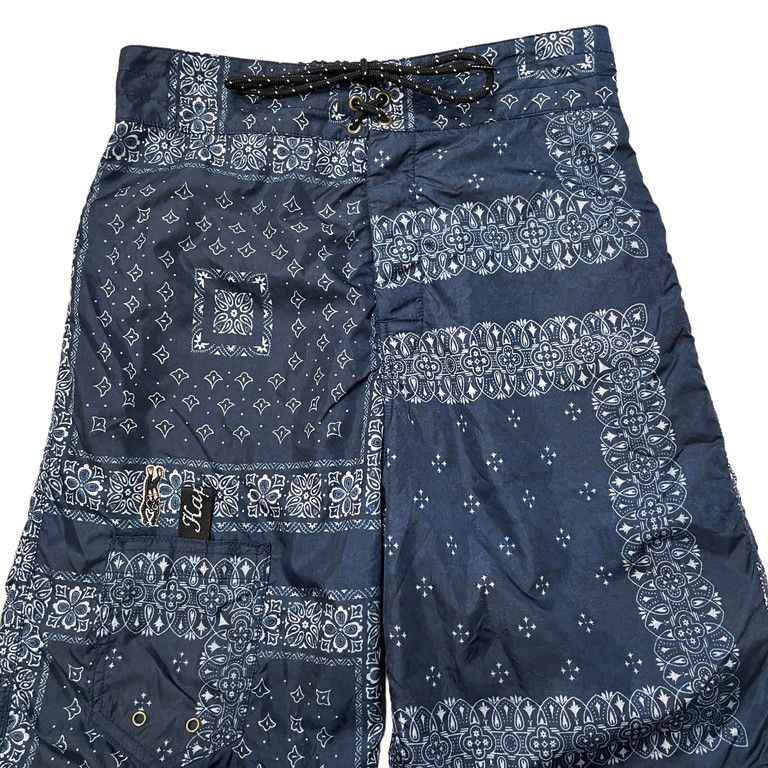 KAPITAL 10SS バンダナプリントナイロンビーチショートパンツ - メルカリ