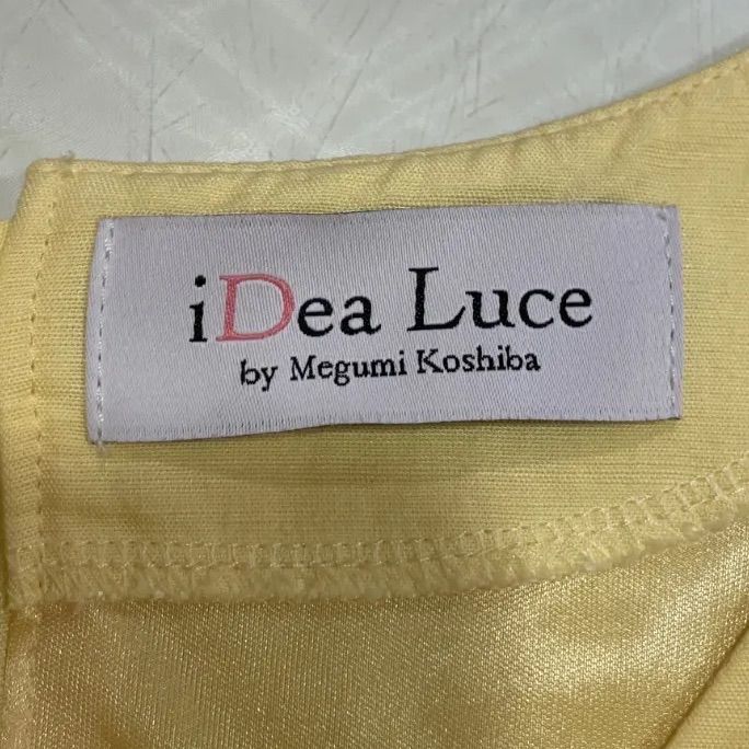 iDea Luce イデアルーチェ リネン混パフスリーブワンピース iD