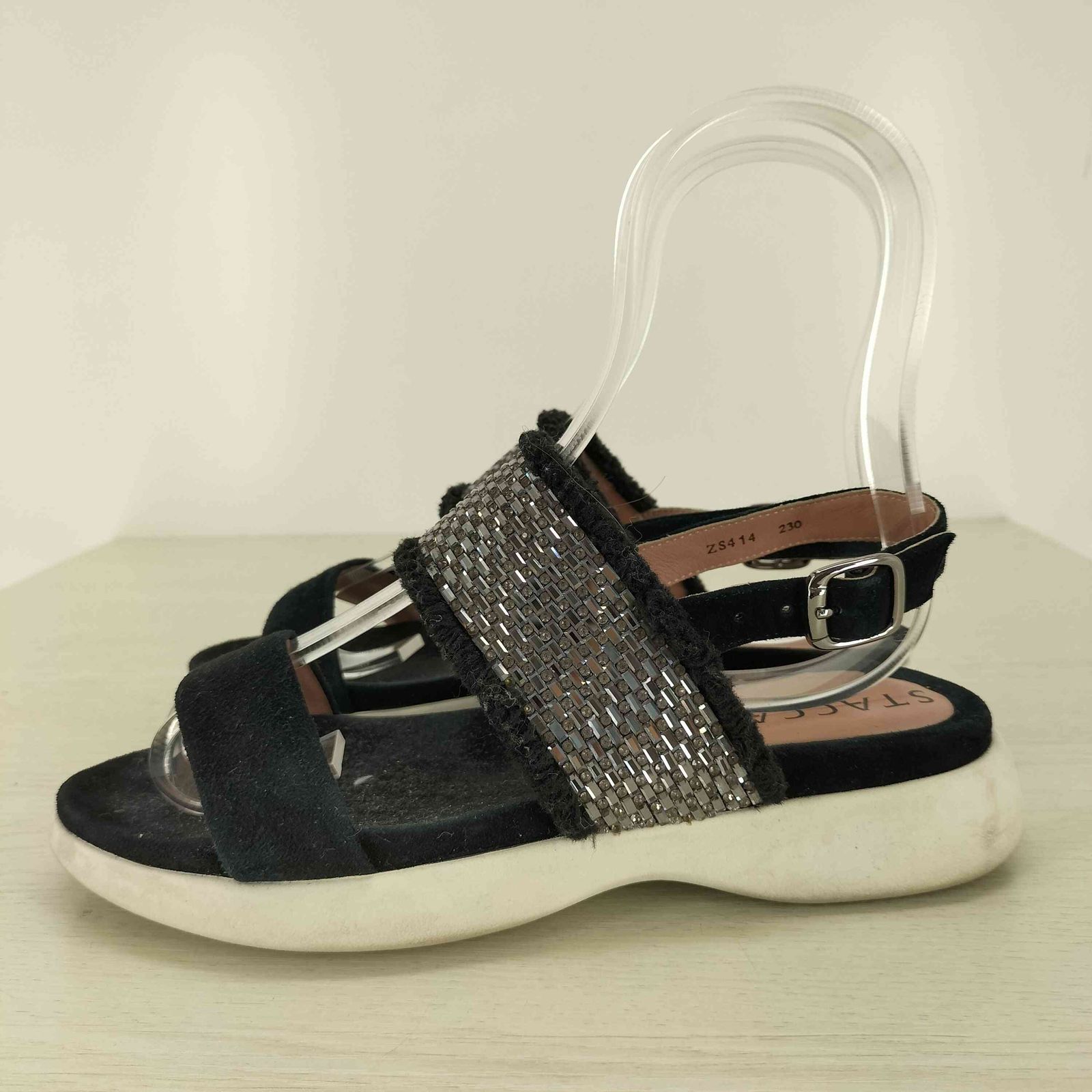 スタッカート STACCATO ビジューサンダル レディース JPN：23