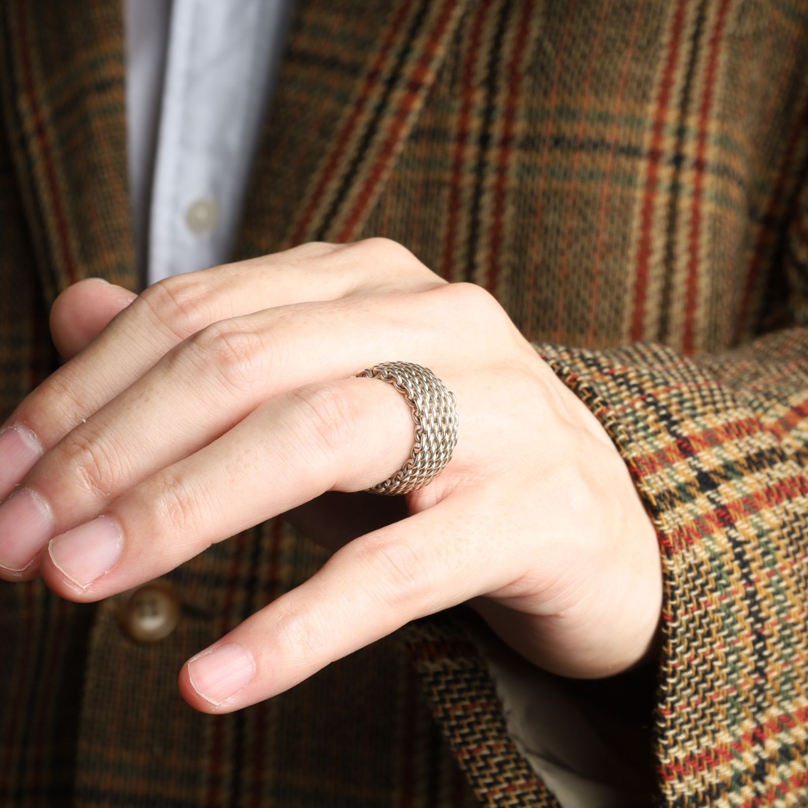 希少 ティファニー リング サマセット SV925 約14号