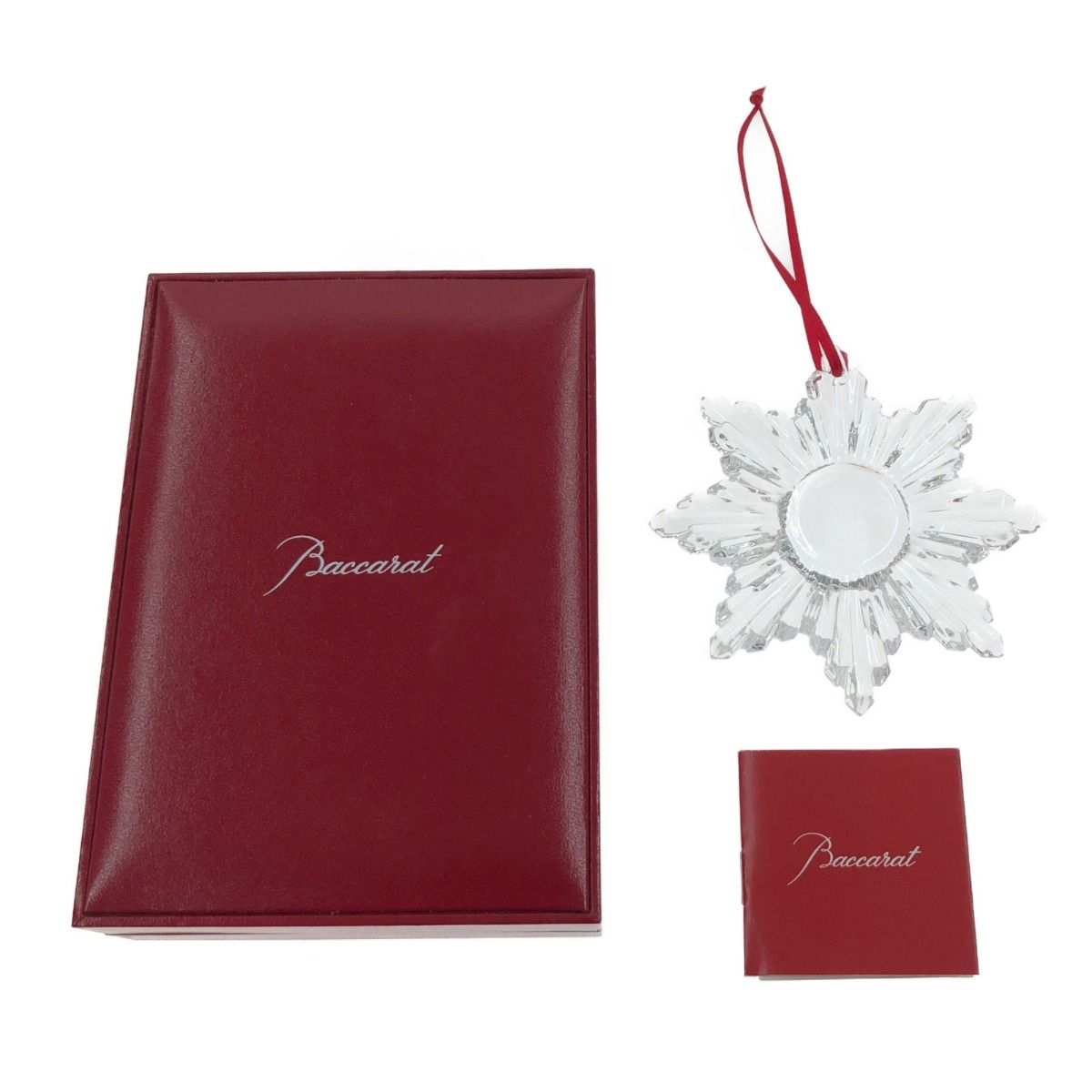 専用　バカラ　baccara  クリスマスオーナメント2014年2808302 Baccarat バカラ 雪の結晶 クリスマス オーナメント 87101