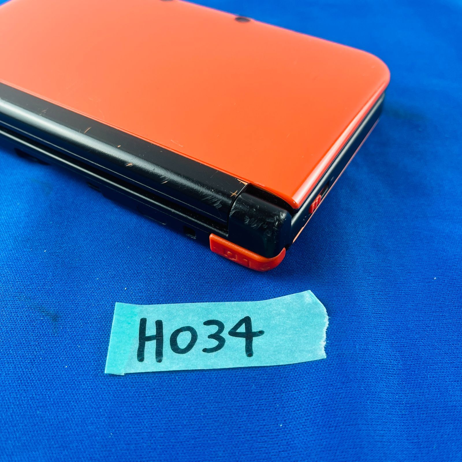 ◇H034【通電OK】ニンテンドー3DS LL 本体 オレンジxブラック 任天堂