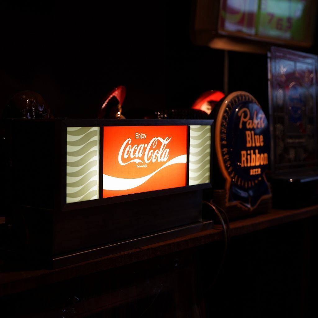 人気ブランドバ40代 ☆1点限り☆ Coca-Cola ライトサイン コカコーラ ライトサイン 看板