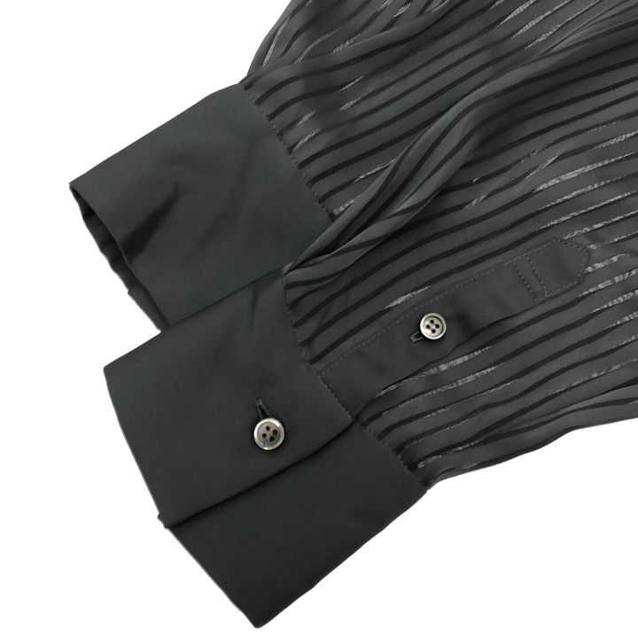 L'Appartement Stripe Sheer Shirts