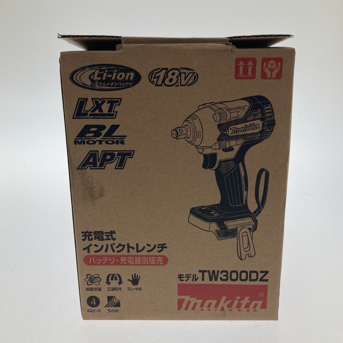 □□MAKITA マキタ 充電式インパクトレンチ 18V TW300DZ ブルー