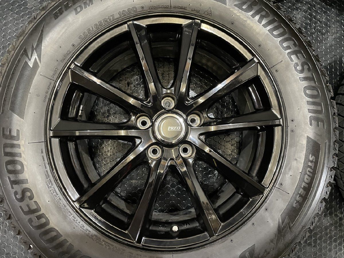 BS BLIZZAK DM-V3 225/65R17】スタッドレス【PREO L5 17インチ 
