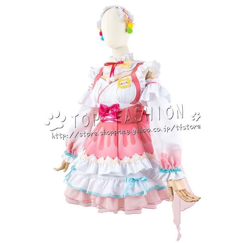 hololive ホロライブ VTuber 風 さくらみこ 正月衣装 コスプレ衣装 ウィッグ 靴 道具??