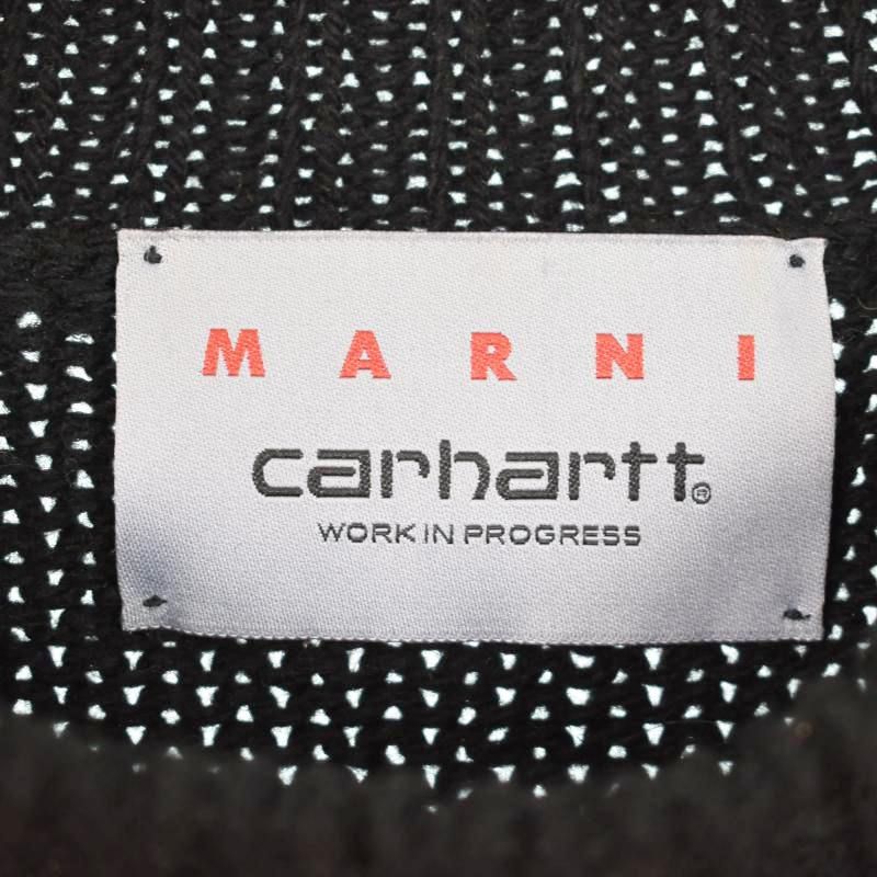 マルニ MARNI カーハート CARHARTT WIP 22AW JUMPER IN BLACK マルニ MARNI カーハート CARHARTT WIP 22AW JUMPER IN BLACK