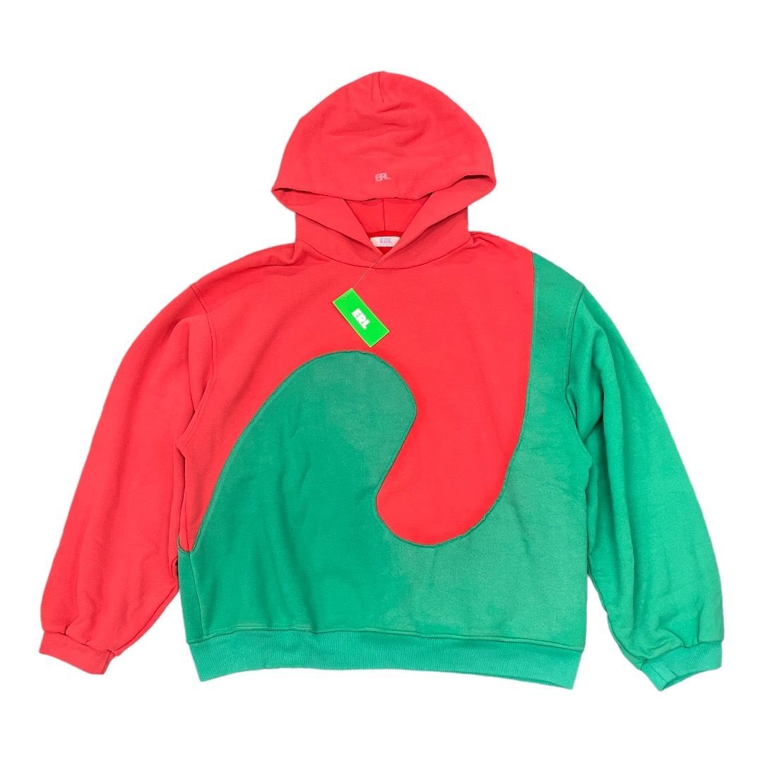 特別送料無料！】 【希少】ERL パーカー JERSY HOODIE FLEECE SWIRL