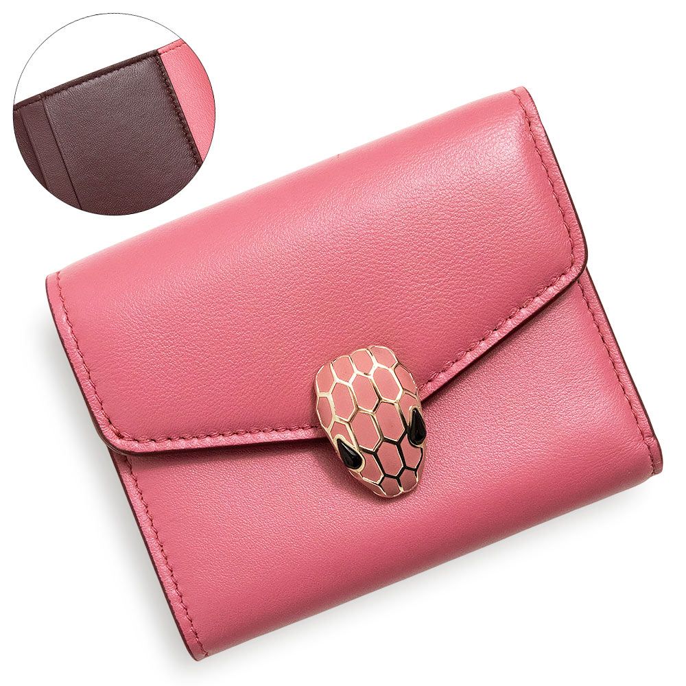 未使用級✨　ブルガリ　セルペンティ　フォーエバー　スネーク　財布　ウォレット ブルガリ セルペンティ フォーエバー スネーク コンパクト 三