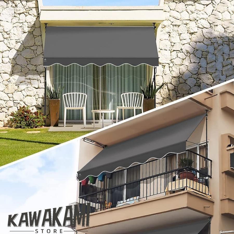 日よけ 巻き取り式