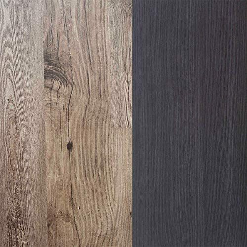 高さ38.1 奥行39.4cm 幅80 ブラック VNT-8040T ブラウン テーブル ビエンテージ ロー 白井産業