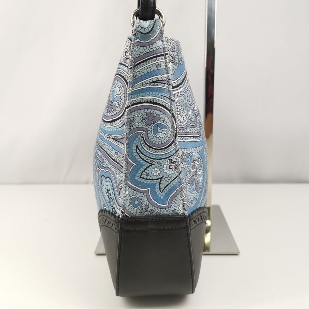 COACH 】G A-3 コーチ 8145 レザー ペイズリー柄 ワンショルダー 