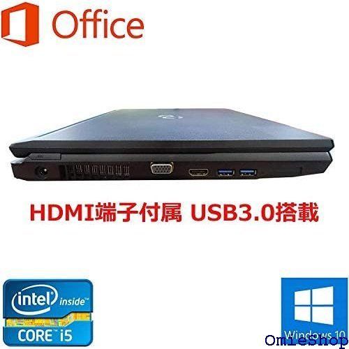 整備済み品 富士通 ノートPC A574/MS Office 2019/Win 10/15.6型/10キー/Core i3-4000M/8GB/256GB  SSD 82 - メルカリ