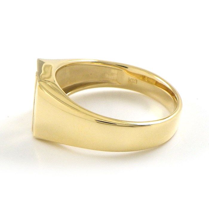 リング スクエア ギョーシェ ライン ソレイユ K18YG 15号 - メルカリ 