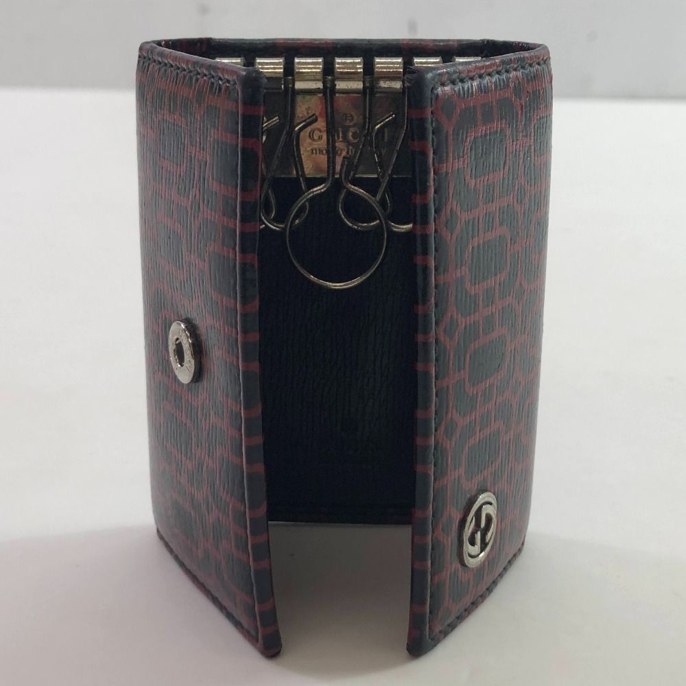 ☆美品☆GUCCI グッチ インターロッキングG 6連 キーケース 箱付き GUCCI GUUCI グッチ インターロッキングG金具 6連キーケース