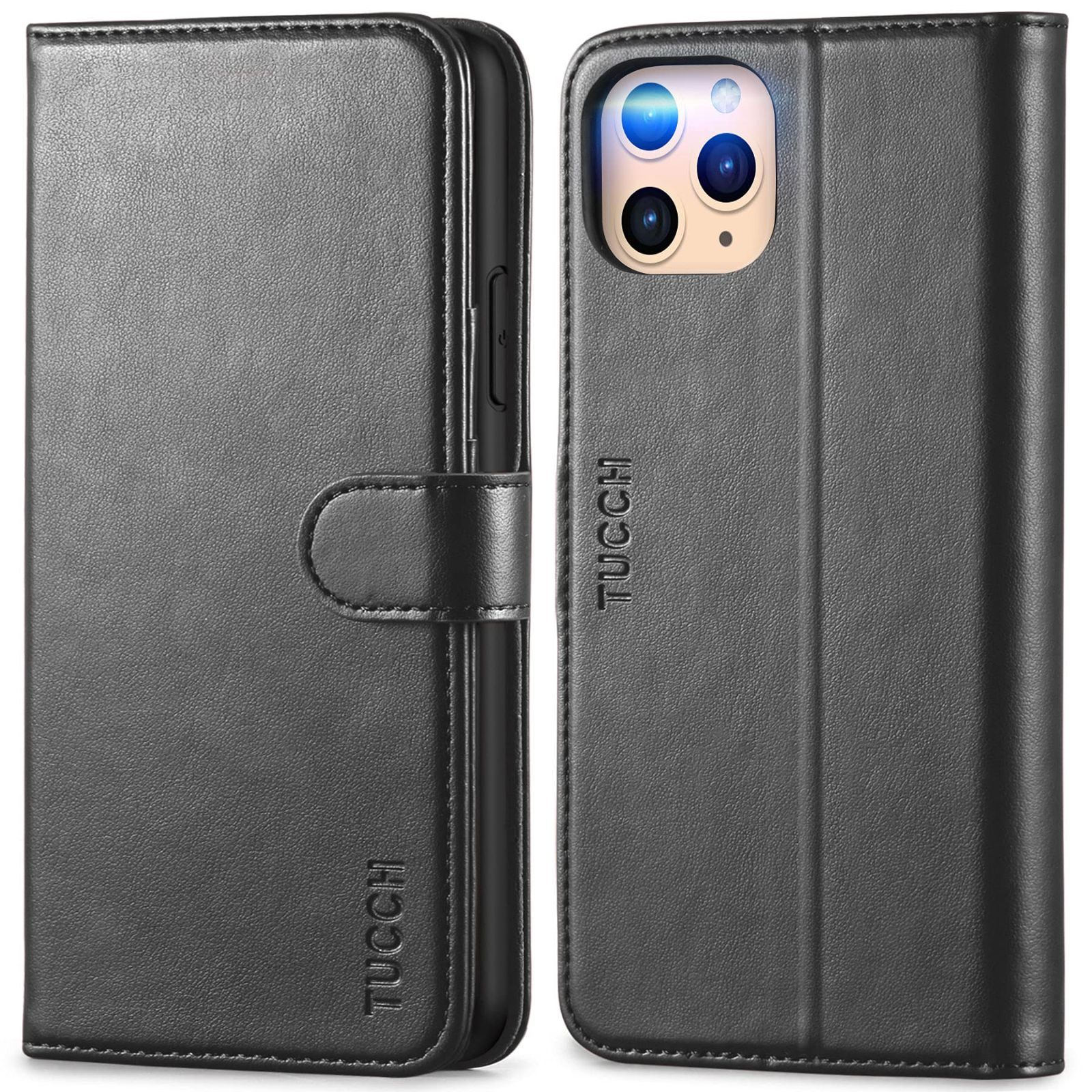 【特価商品】TUCCH iPhone 11 Pro max 対応 ケース 手帳型 iPhone 11 プロマックス カバー 高級合皮 耐衝撃TPU素材 カード収納 RFID技術 マグネット スタンド機能 人気 おしゃれ アイフォン 11 pro max 6.5