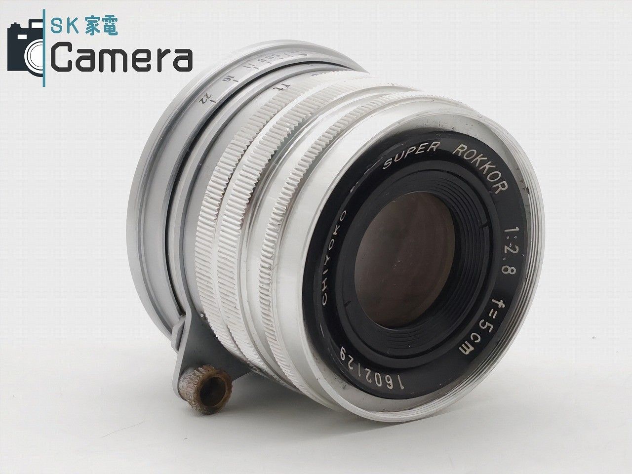 千代田光学 Super Rokkor 5cm f2 ライカL39 ミノルタ Minolta Chiyoko SUPER ROKKOR 5cm 50mm F2 C L39 ライカL