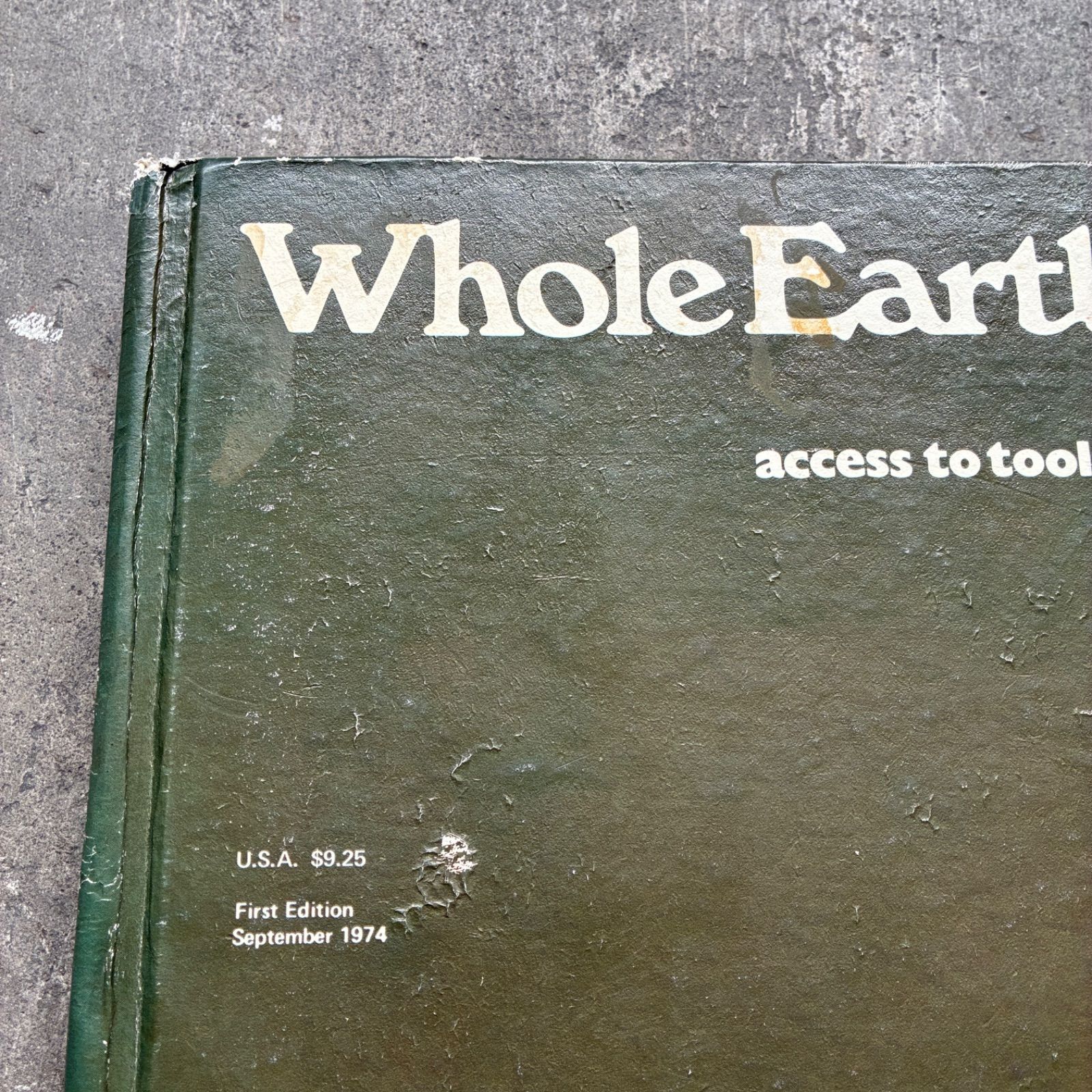 1974年刊 「Whole Earth Epilog」ホール アース エピローグ