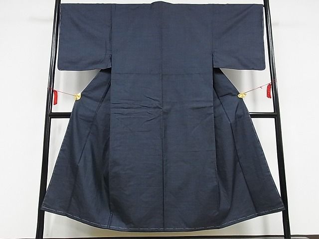 平和屋-こころ店男性　お召　亀甲文様　正絹　逸品　AAAG1501Bzg