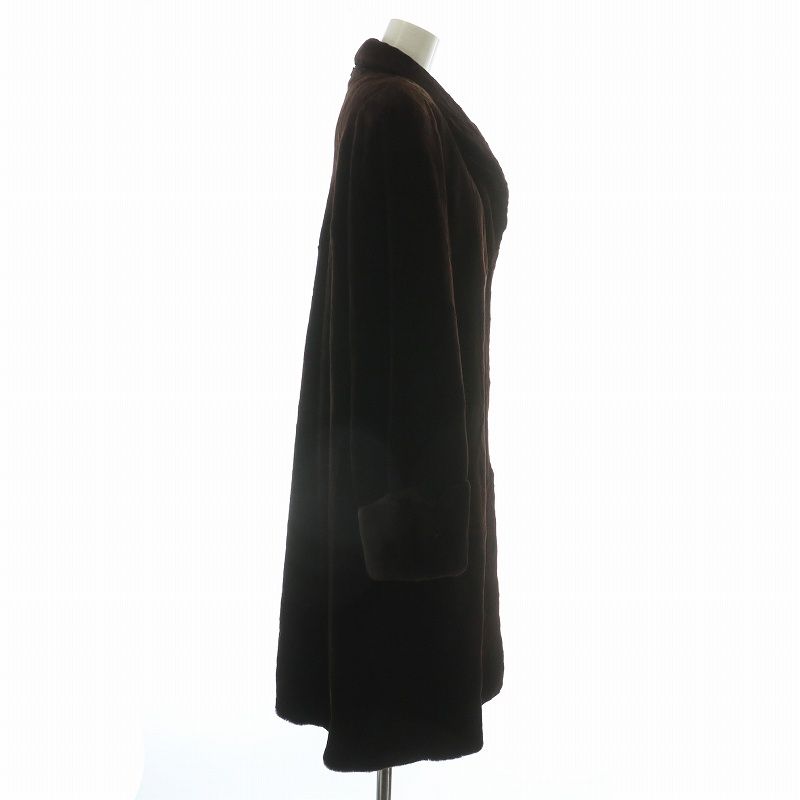 総丈106cm 美品 Lサイズ サガミンク シェアードミンク チェスターコート シェアードミンクコート/質屋 さのや ブランド 通販サイト