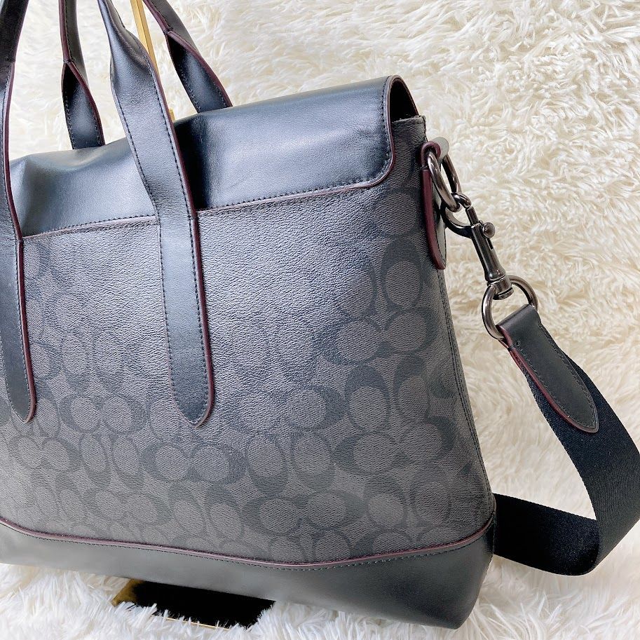 【極美品】COACH コーチ　ハミルトン　2WAビジネスバッグ　ショルダーバッグ 極美品】COACH コーチ 2way ビジネスバッグ サリバン ハミルトン
