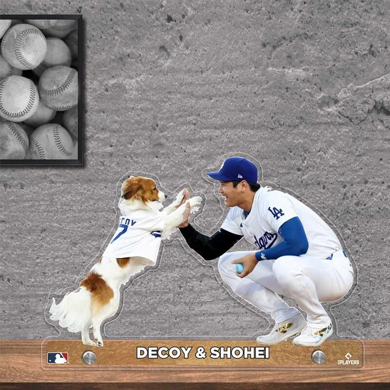 大谷翔平とデコピン MLBロサンゼルス・ドジャース アクリル・スタン