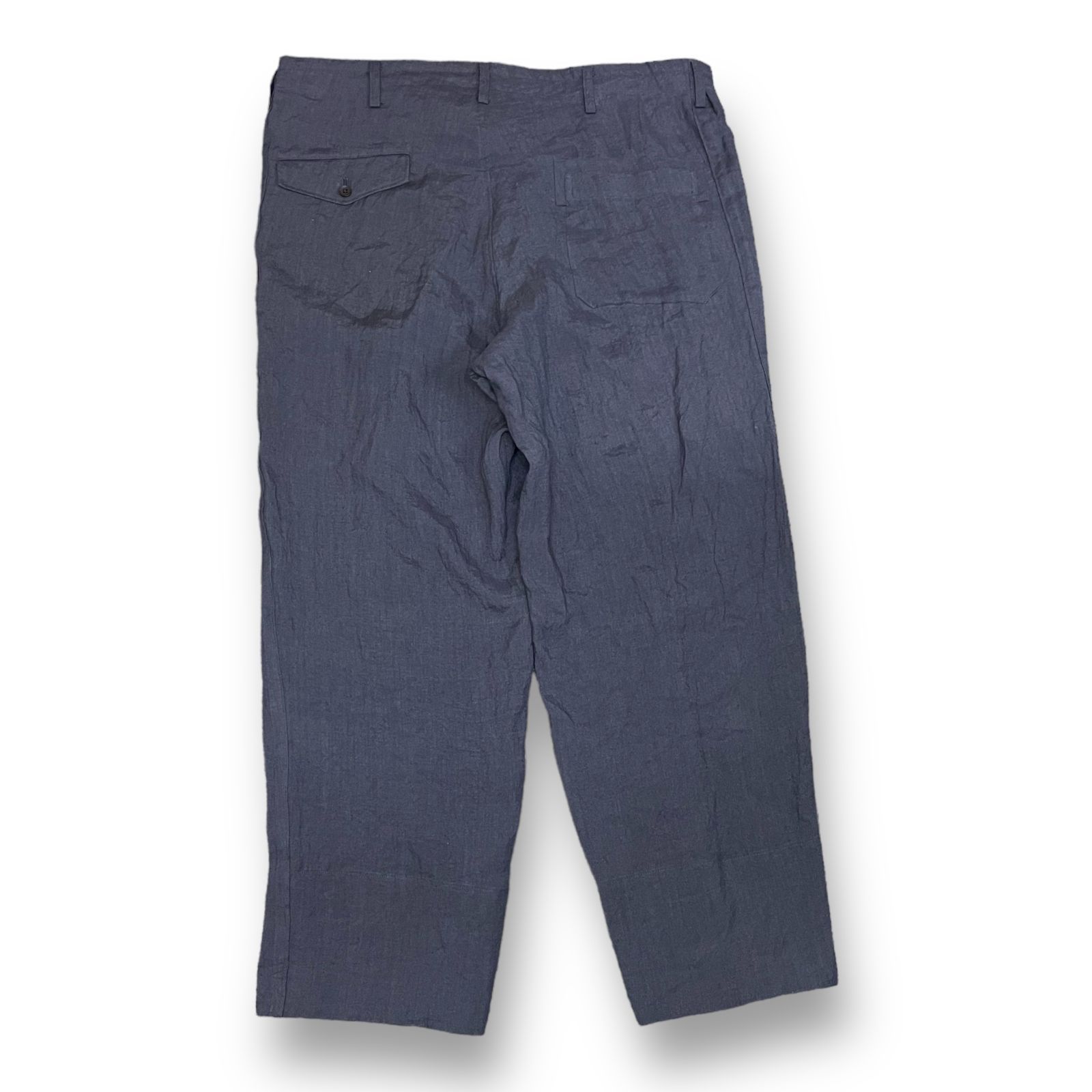 23SS インディゴパンツ yohji yamamoto pour homme 定価74800円 未使用 Yohji Yamamoto POUR HOMME 23SS インディゴ