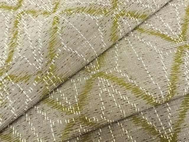 平和屋着物▽上質な紬　単衣　網目文　正絹　逸品　AAAZ1413fy 平和屋着物▽上質な紬 単衣 セール中 網目文 正絹 逸品 AAAZ1413fy