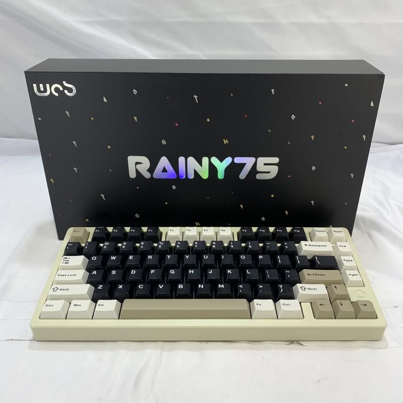 wobkey RAINY75pro 英語配列 ブラック RGBバックライト Rainy75 Pro