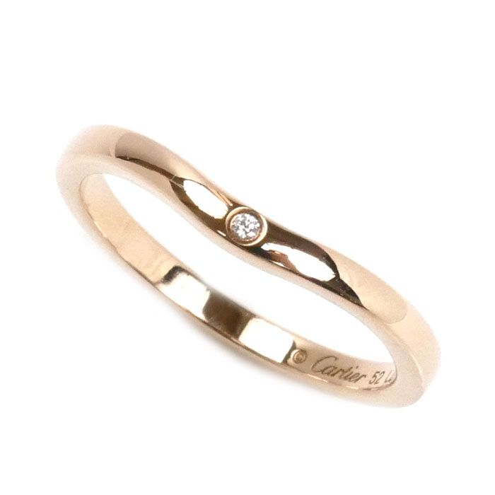 CARTIER カルティエ K18PG ピンクゴールド バレリーナカーブ 