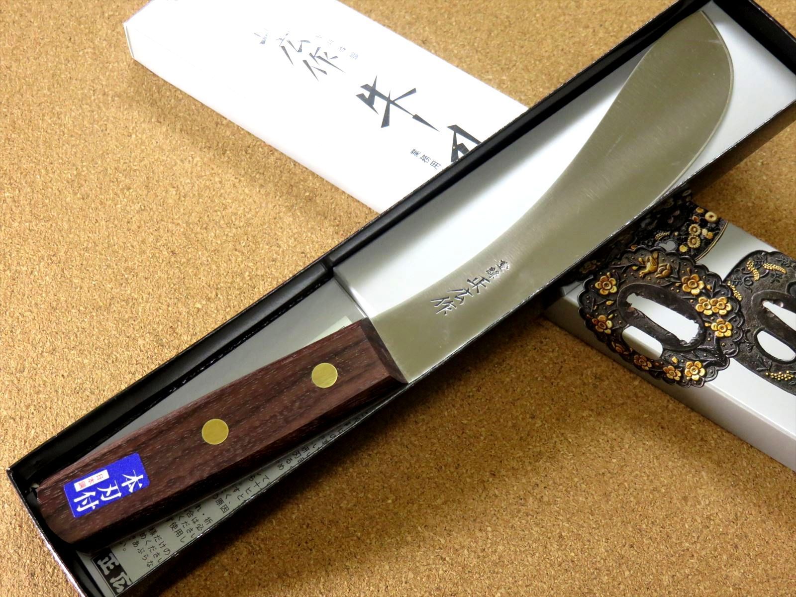 関の刃物 皮はぎ 165mm 正広 ハガネ 肉解体用 狩猟包丁 右利 片刃 プロ 包丁 皮はぎ 16.5cm (165mm) 正広 関の刃物 最高級特殊鋼 日本鋼 炭素