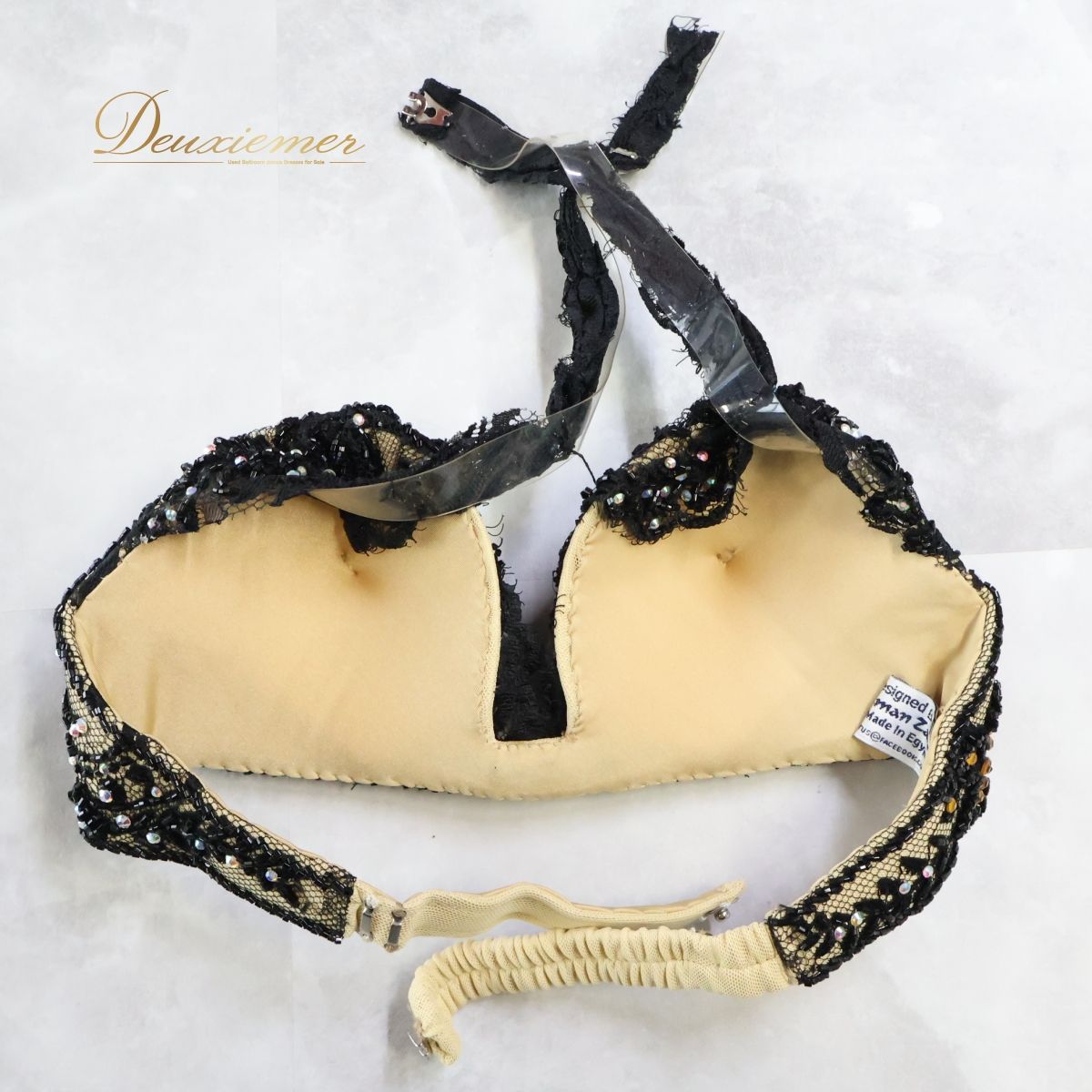 エジプト製 ベリーダンス用 オリエンタル衣装】イエロー系