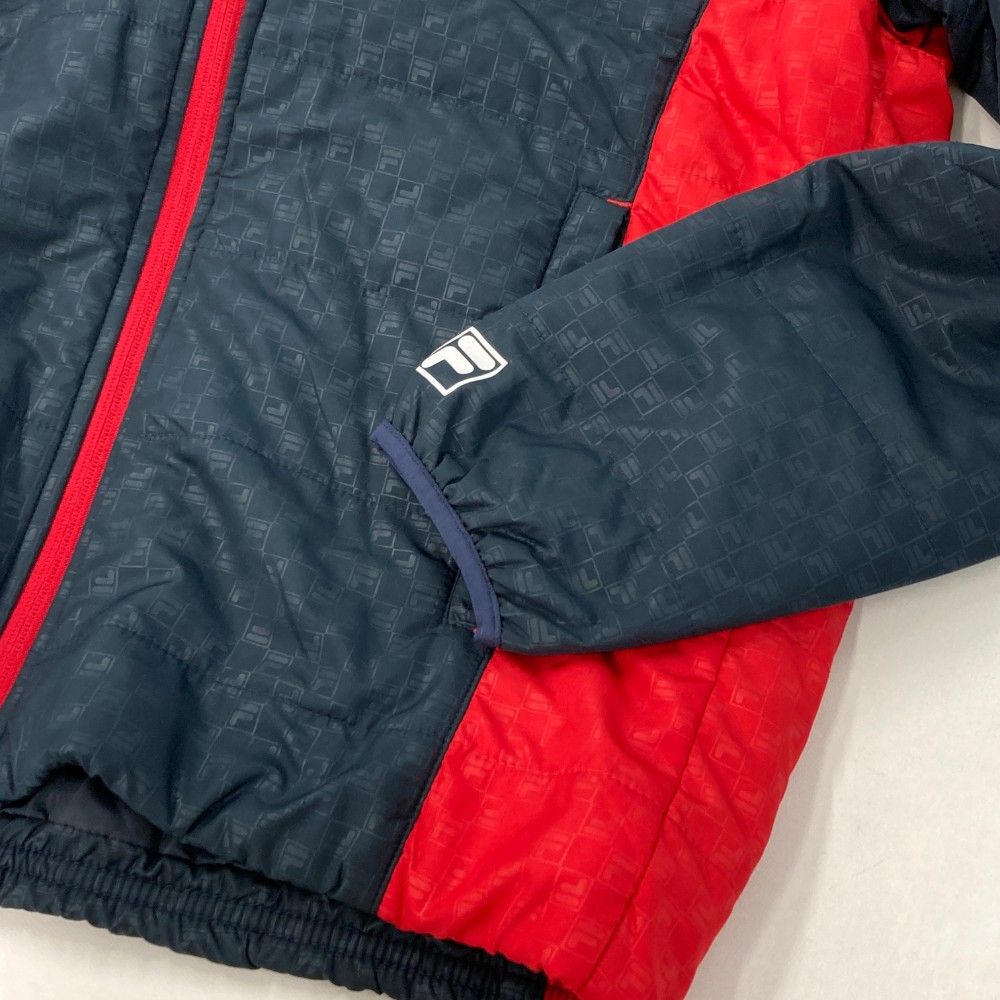 サイズ：M FILA GOLF フィラゴルフ 中綿 ジップジャケット 総柄