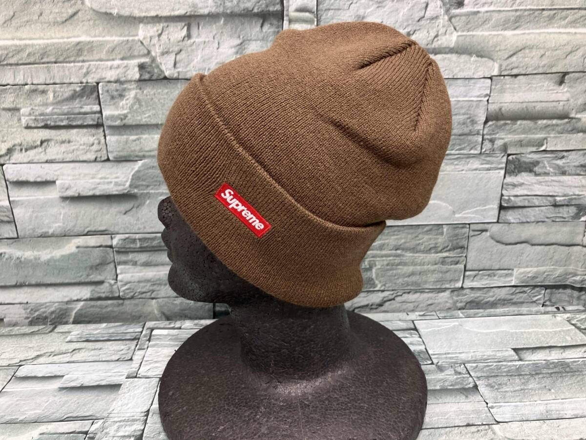 supreme ニット帽 S Logo Beanie 22Fw ブラウン