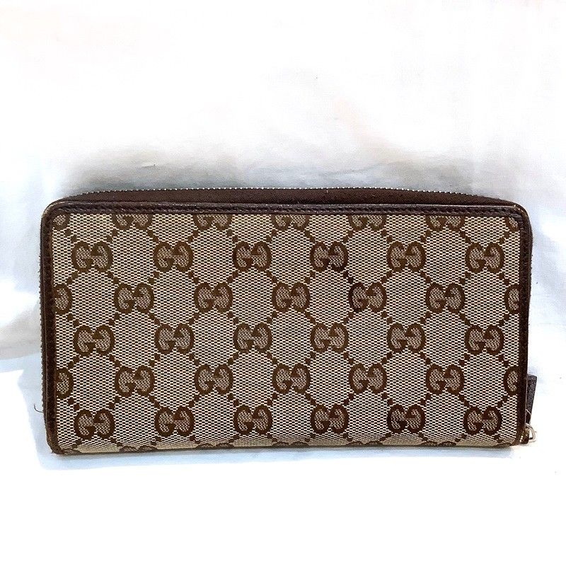 グッチ（GUCCI）長財布 112724・3731 GGキャンバス長財布 【中古