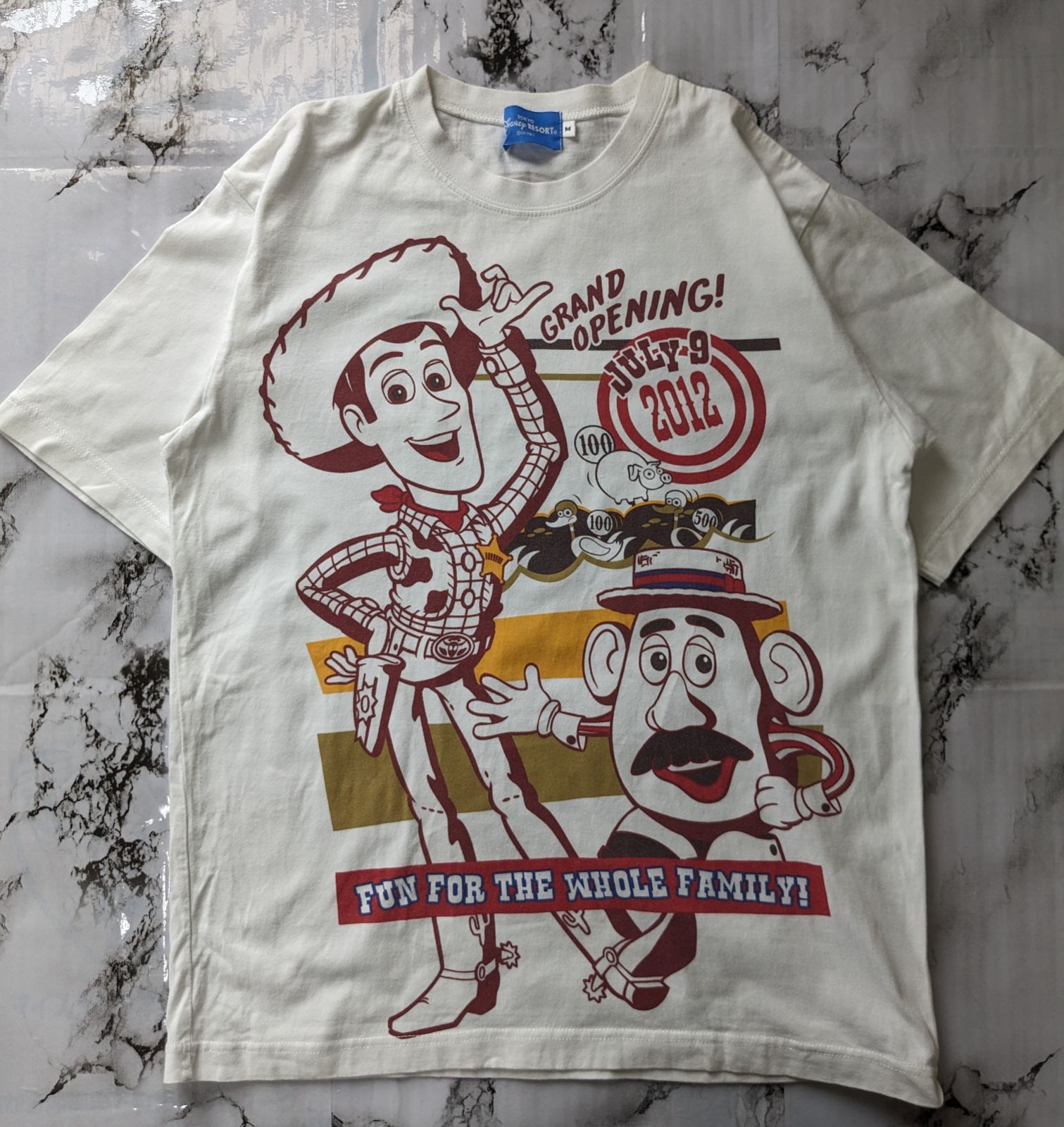 ディズニー トイストーリー tシャツ ウッディ ポテトヘッド トイ