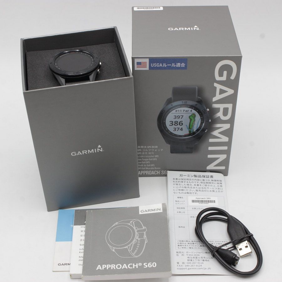 オンラインストア特注 GARMIN Approach S60 Black 010-01702-20