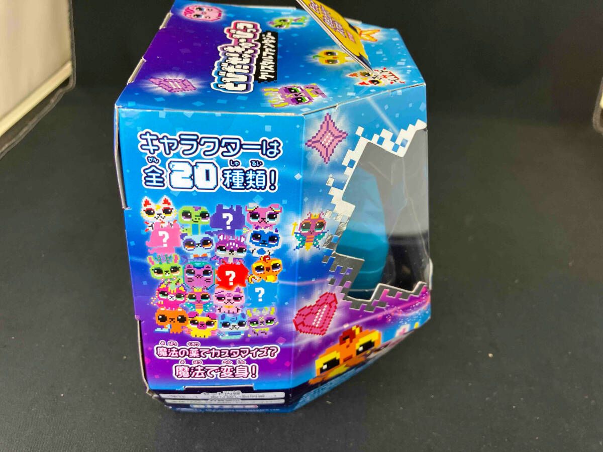 パープル収納ケース シンプル とびだせ! きゅーびっつ クリスタル