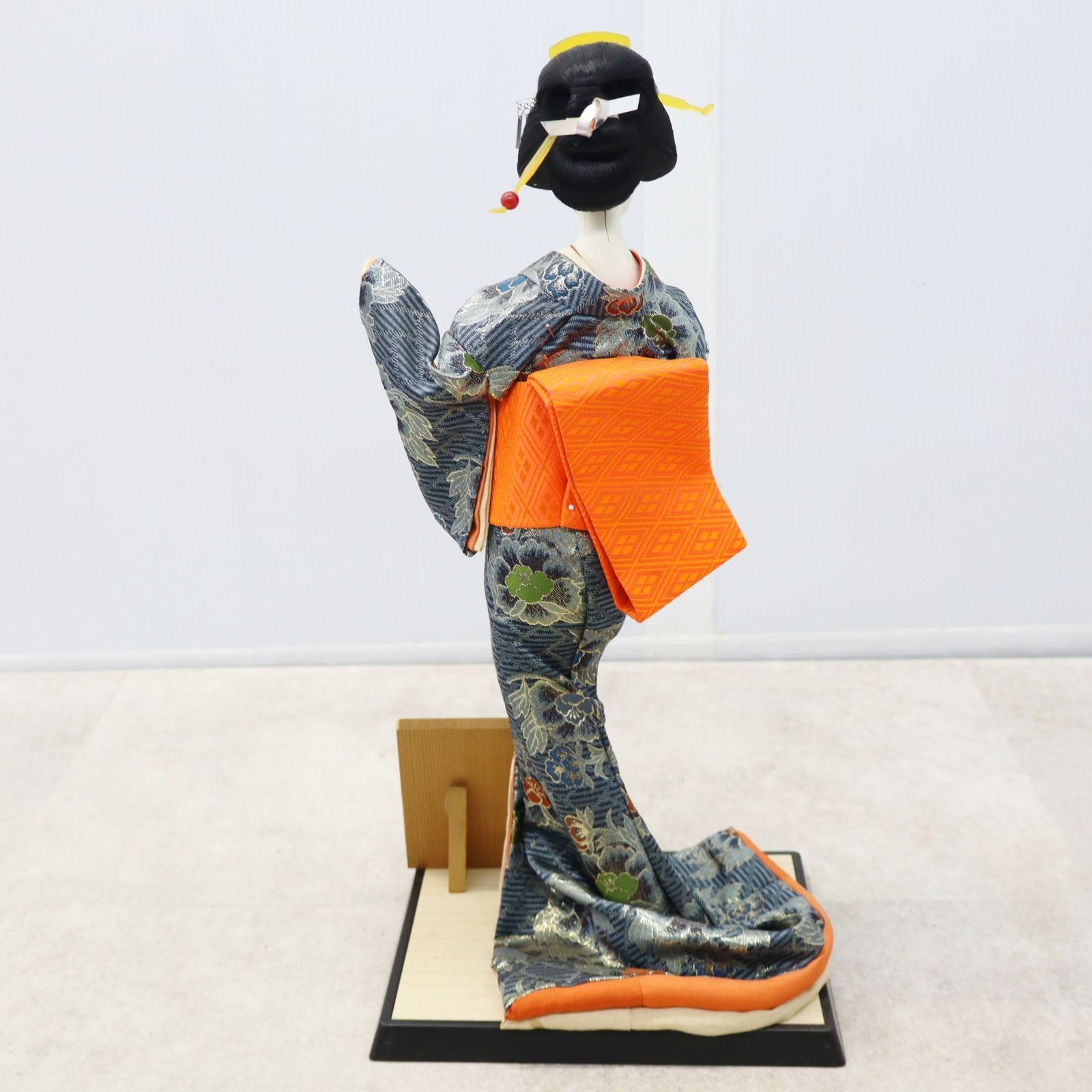 △ 高さ約45cm｜日本人形 芸者 舞妓 着物 御人形司 ｜ 太鼓｜博多