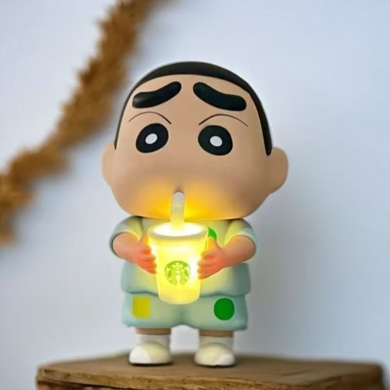 クレヨンしんちゃん フィギュア ライト付き 2色から選べます
