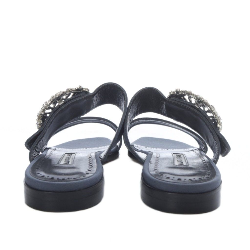 Manolo Blahnik マノロブラニク　サンダル　フラット　クリスタル装飾 セール30%OFF】マノロブラニク MANOLO BLAHNIK MANOLO BLAHNIK