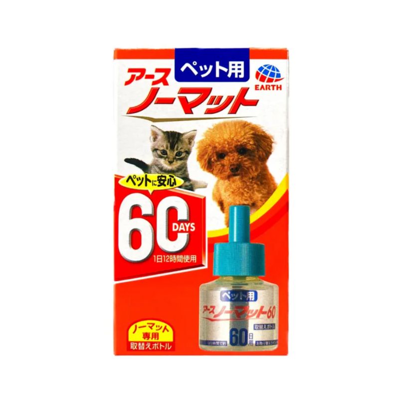 送料無料 アース ペット ペット用アースノーマット 60日用取替えボトル 45ml×30個セット アースペット 虫ケア用品 蚊 蚊よけ ペット用アースノーマット 日本製 防虫 殺虫 虫除け 虫よけ ペット用虫よけグッズ