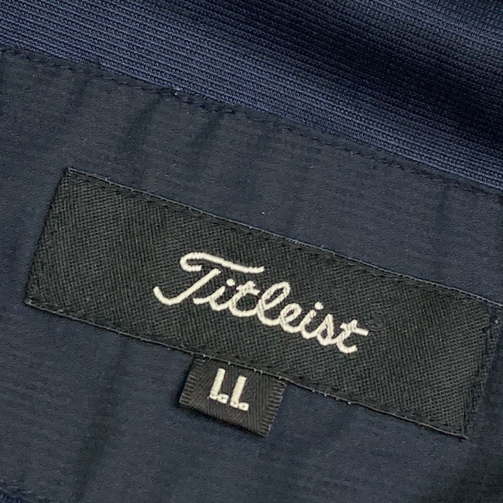 Titleist ネイビー ハーフジップジャケット　Mサイズ　ネイビー サイズ：3L TITLEIST タイトリスト 蓄熱 ジップジャケット 卸売