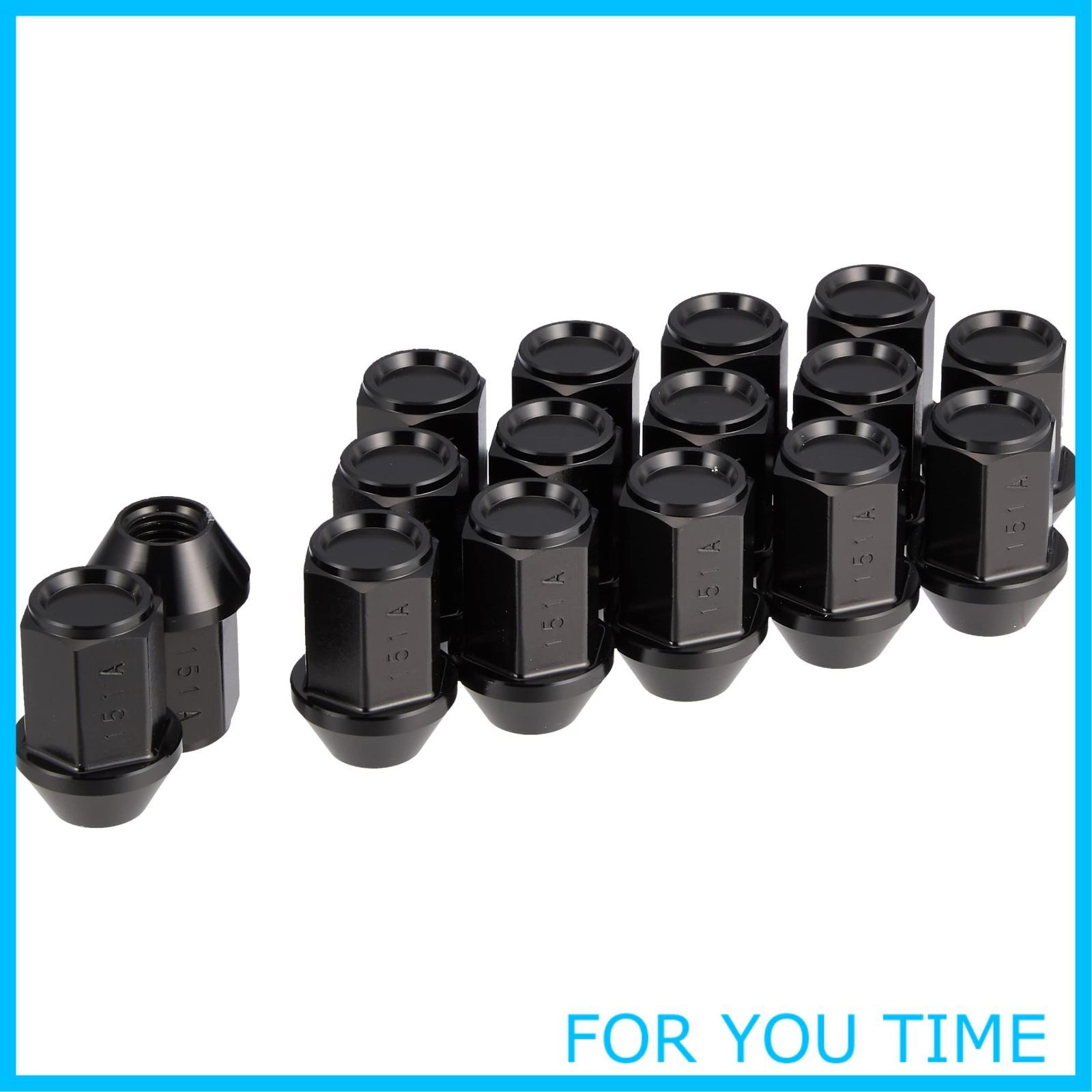 KYO-EI 協永産業 ホイールナット RACING M 12 x P 1.5 ブラック KIN 16 K