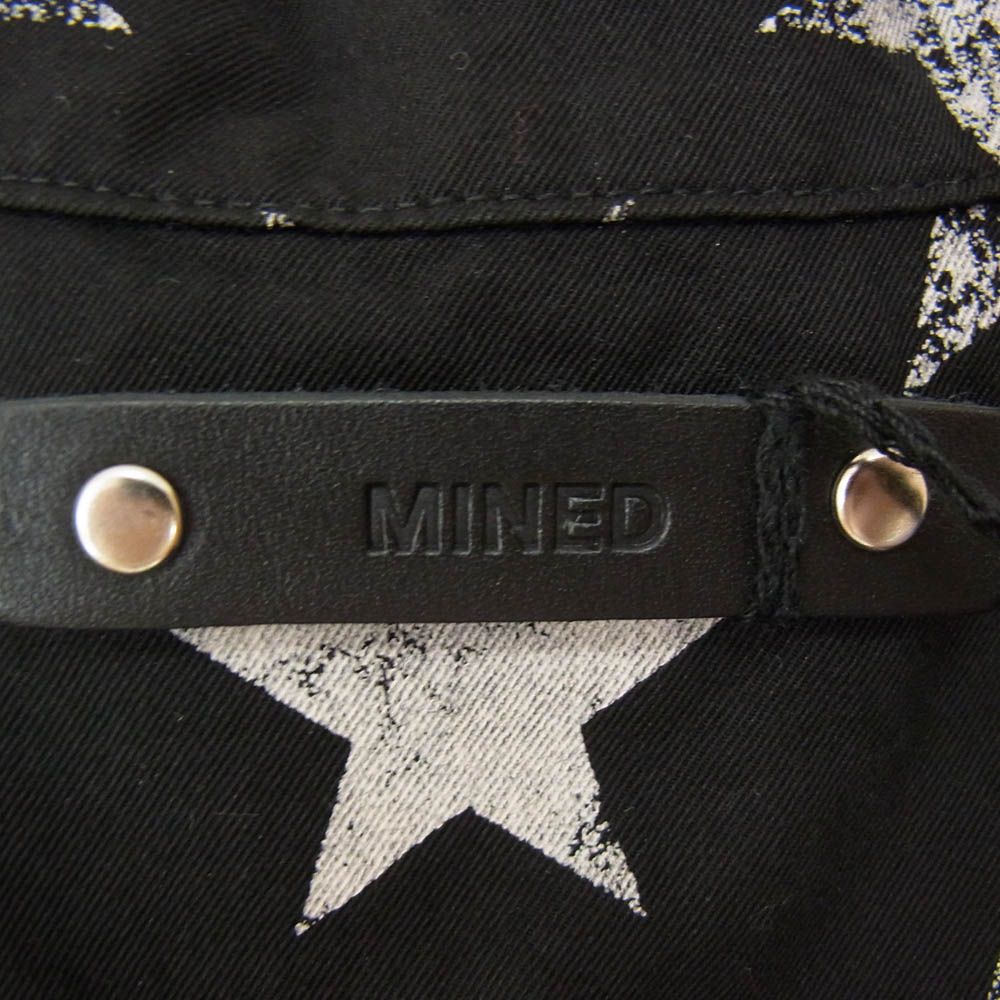 MINEDENIM マインデニム スターウエスタンシャツ 星柄 MINEDENIM マインデニム 2205-5002-97-032 Hazy Star Denim ヘイ