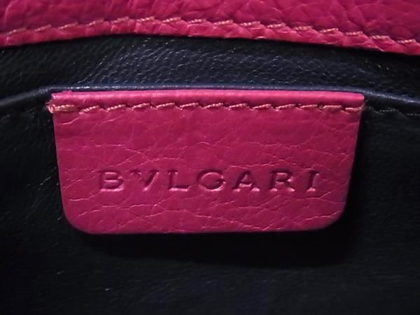 BVLGARI ブルガリ ポーチ レザー - ピンク レザー レディース 美