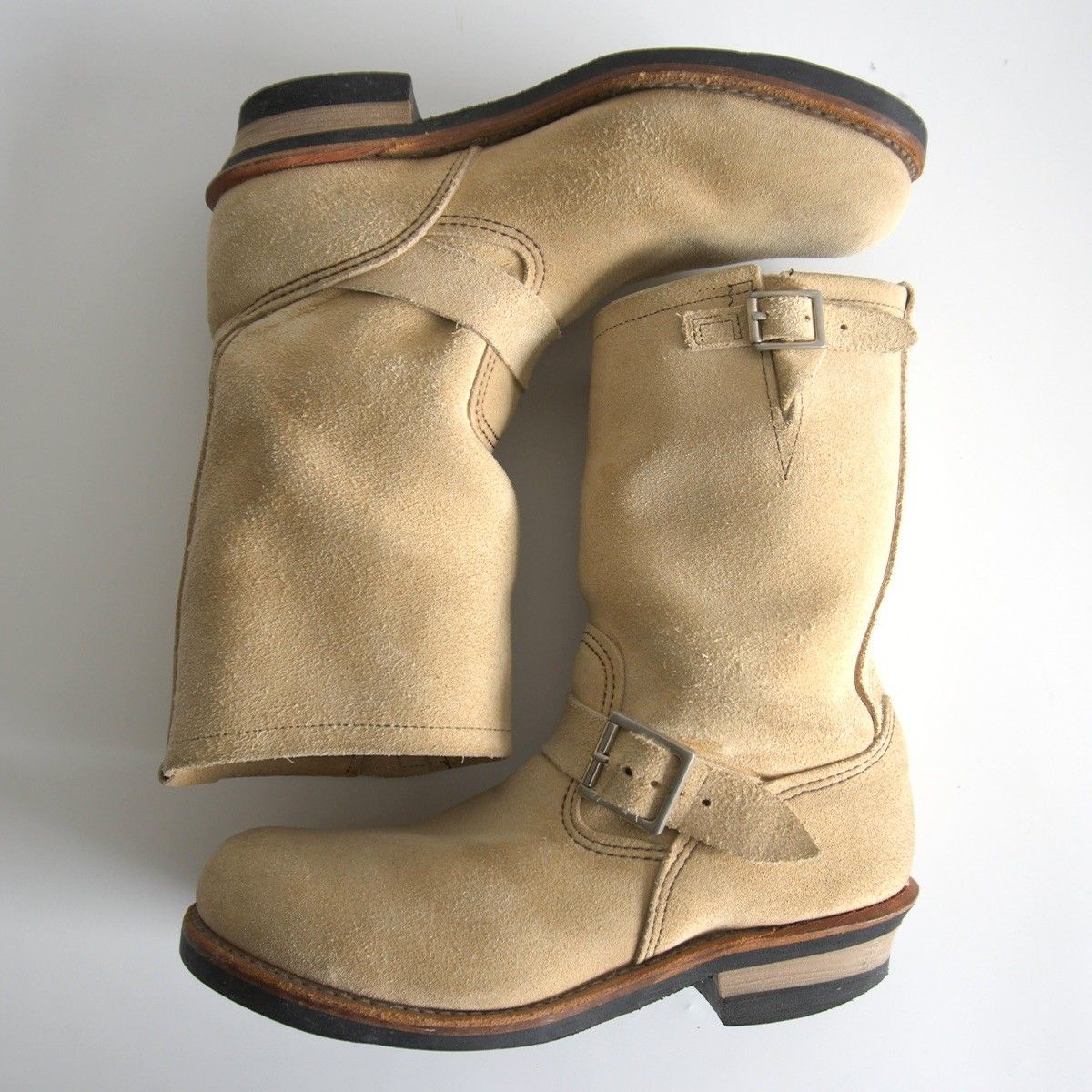 08年製 REDWING 8268|スウェードエンジニアブーツ US9D レッドウィング 25100313